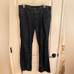 Hudson Dark Wash Women's Jeans - Classic Straight Leg